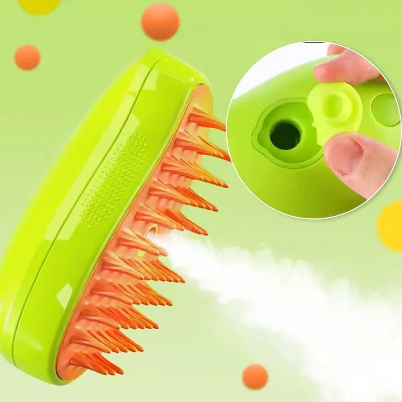 🐱Cat Steamy Brush-🐱3 In1 Spray Cat Brush